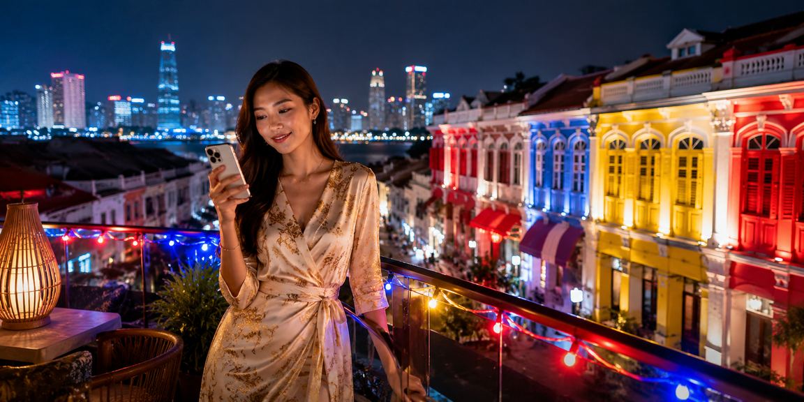 Pengguna Penang menggunakan telefon Android untuk mengakses akaun dan membuat deposit di platform 1212